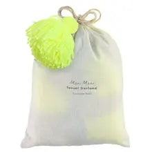 Blue wool tassel garland Meri Meri