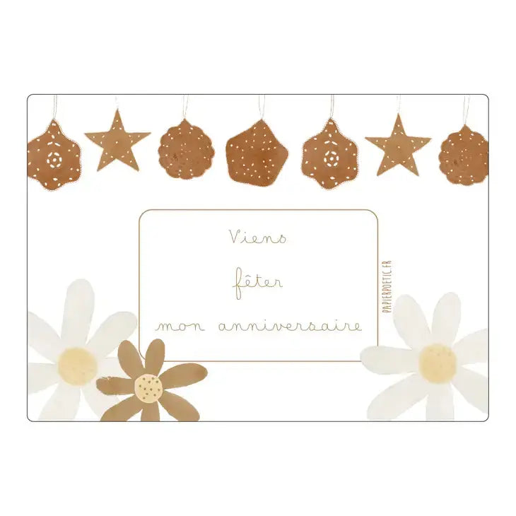 Bohemia Invitation Card Papier Poetic
