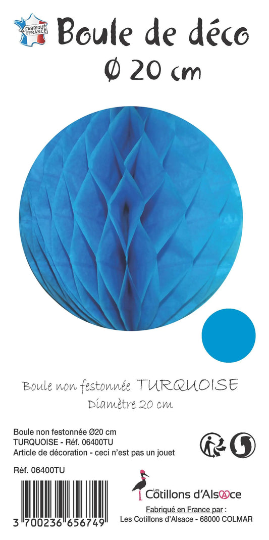 Boule alvéolée non festonné Ginger Ray