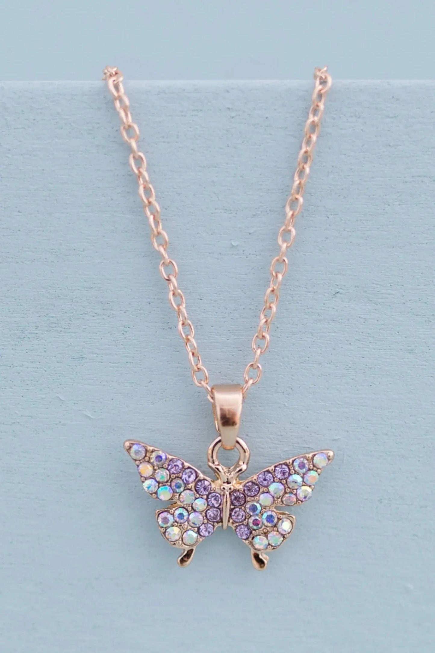 Boutique butterfly gem necklace Great Pretenders