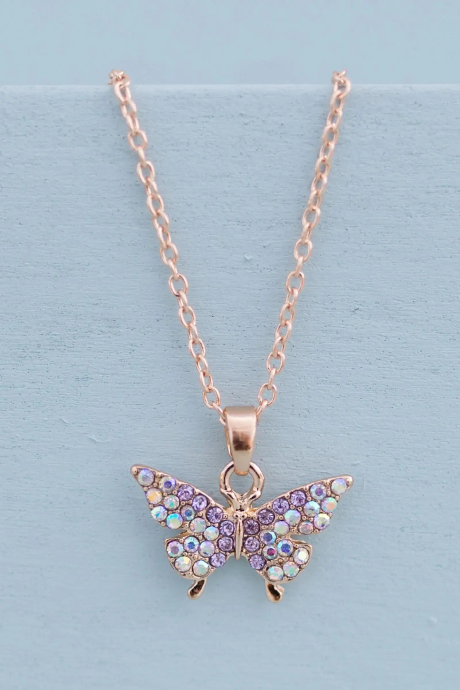 Boutique butterfly gem necklace Great Pretenders