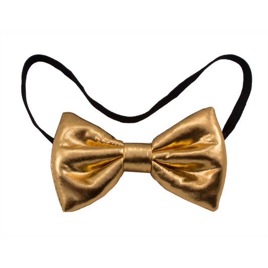 Bow Tie Metallic Gold thepartyville