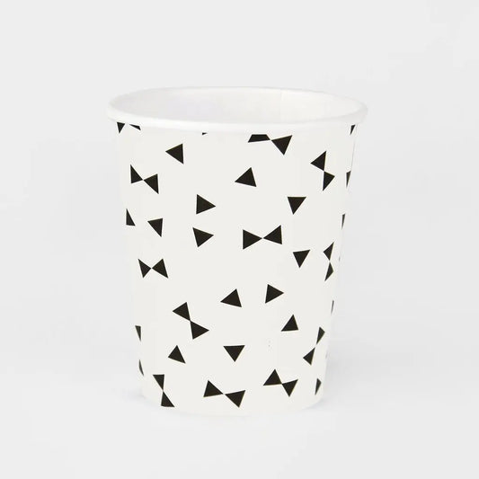 Bowtie cups black and white My Little Day