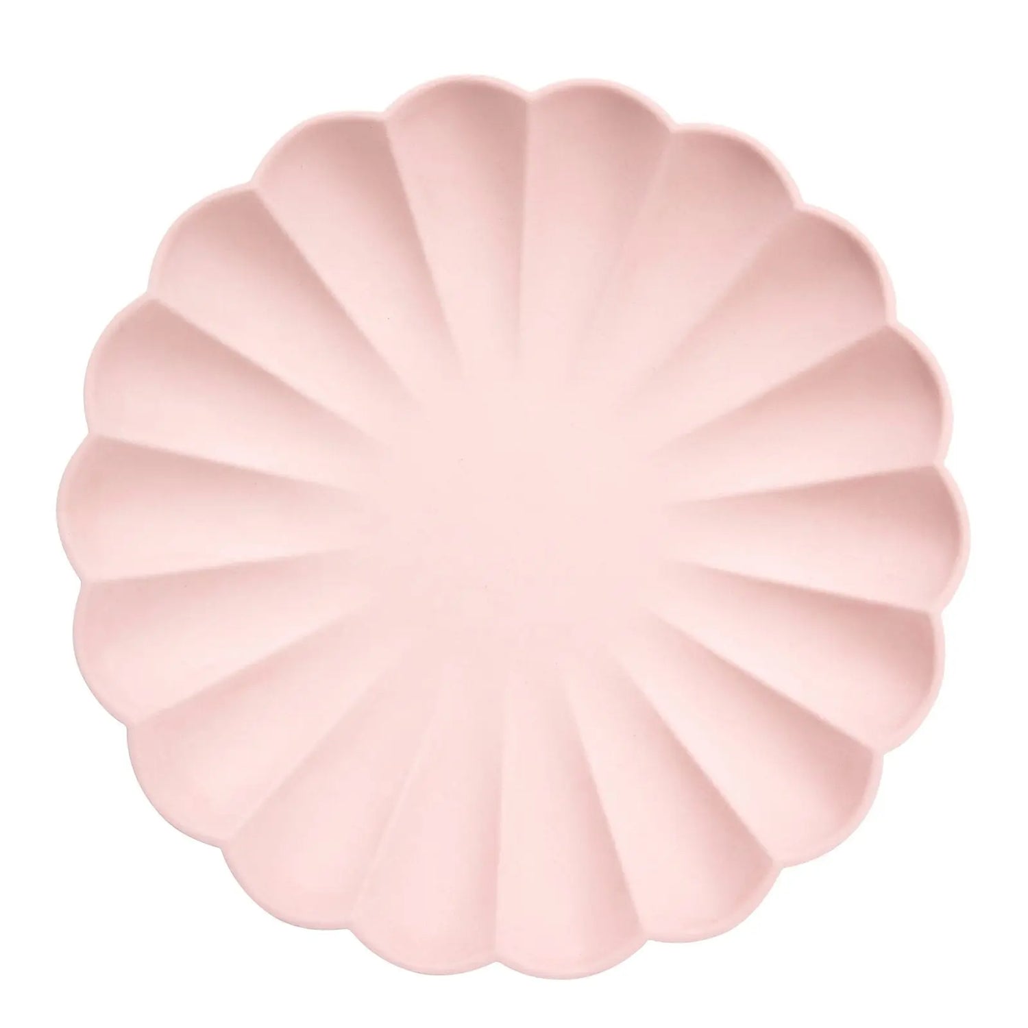 Candy pink compostable plates L Meri Meri