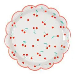 Cherry Plates (large) Meri Meri