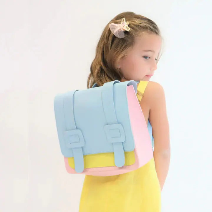 Child's backpack - pink/ blue Yuko. B