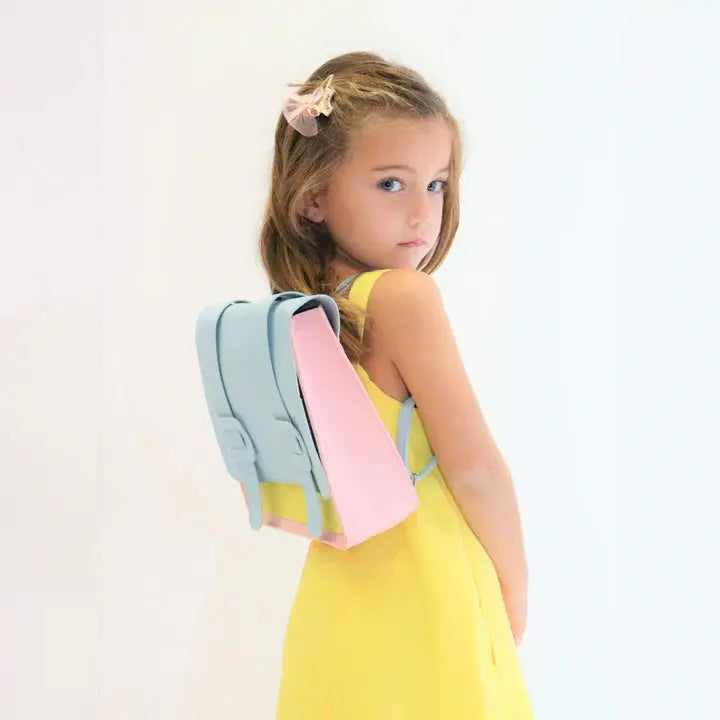 Child's backpack - pink/ blue Yuko. B