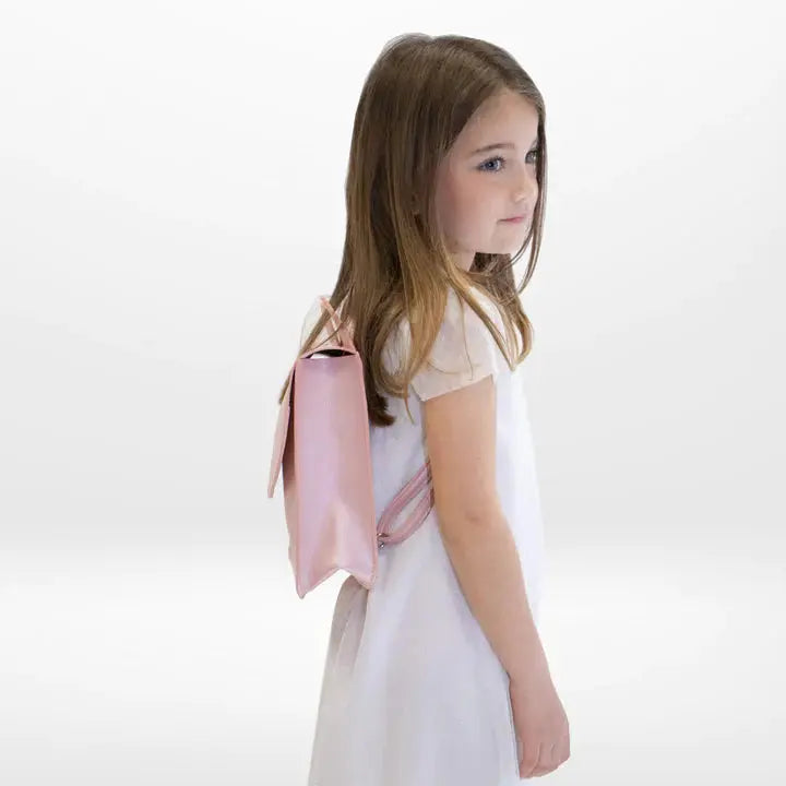 Child's bagpack - Leony cat in pink Yuko. B