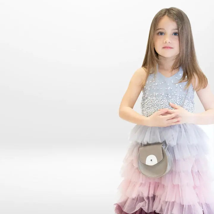 Child's shoulder bag - Elliot in bronze Yuko. B