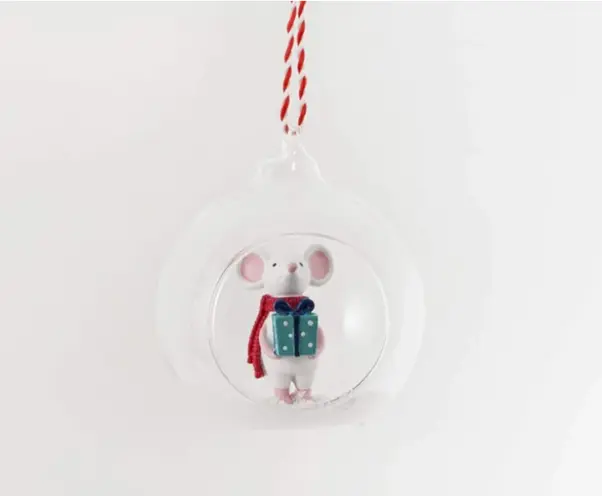 Christmas Gifting Mouse Open Bauble - SASS & BELLE SASS AND BELLE