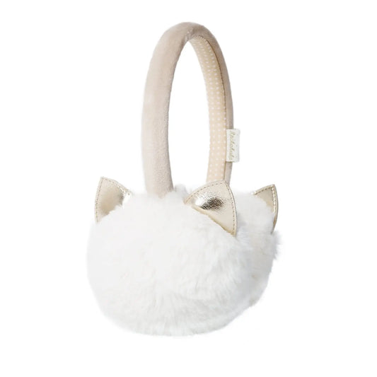 Cleo Cat Earmuffs Ivory Rockahula