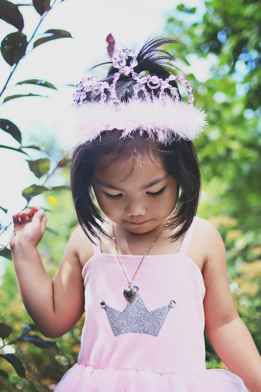 Collar heart locket rose gold Great Pretenders