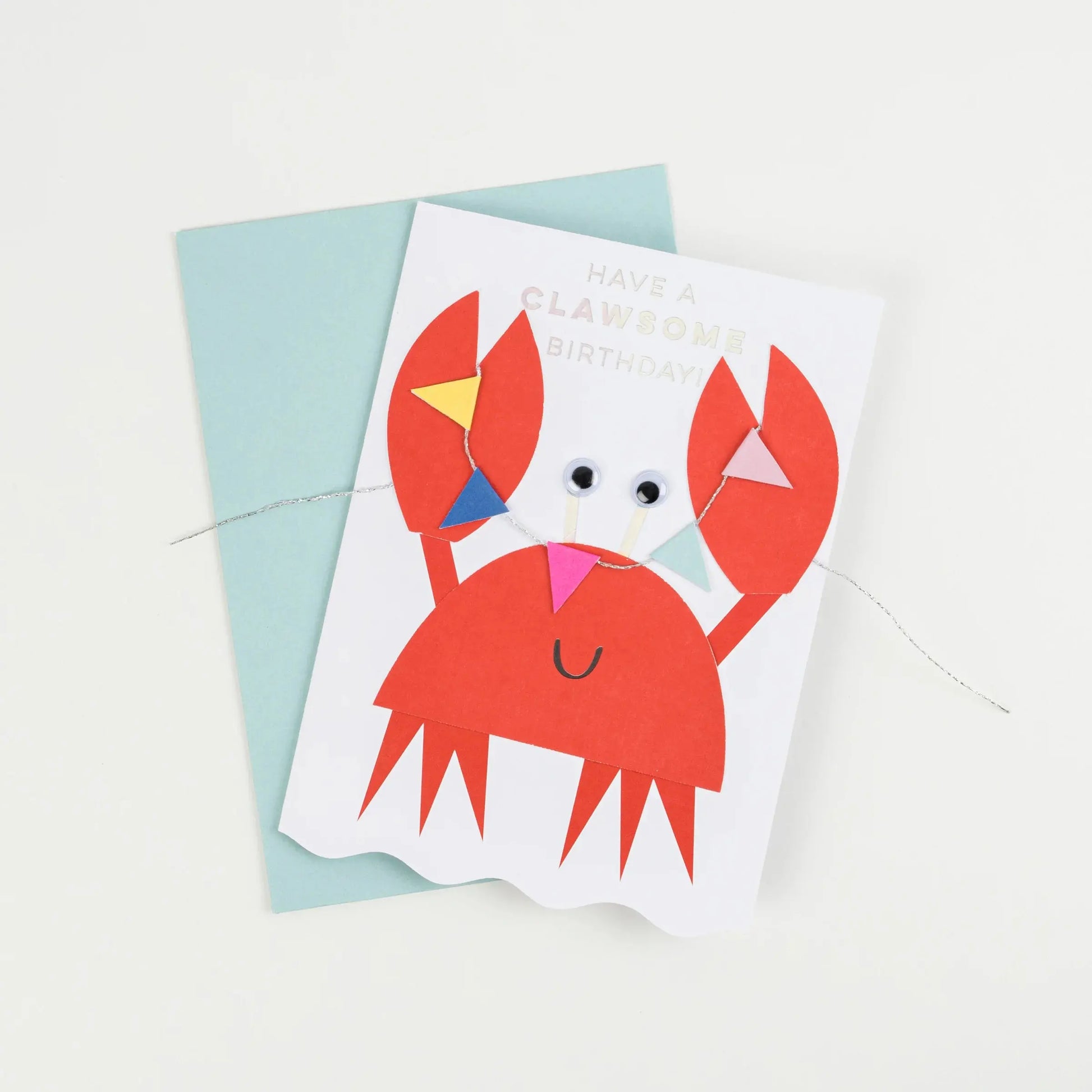 Crab With Bunting Birthday Card Meri Meri