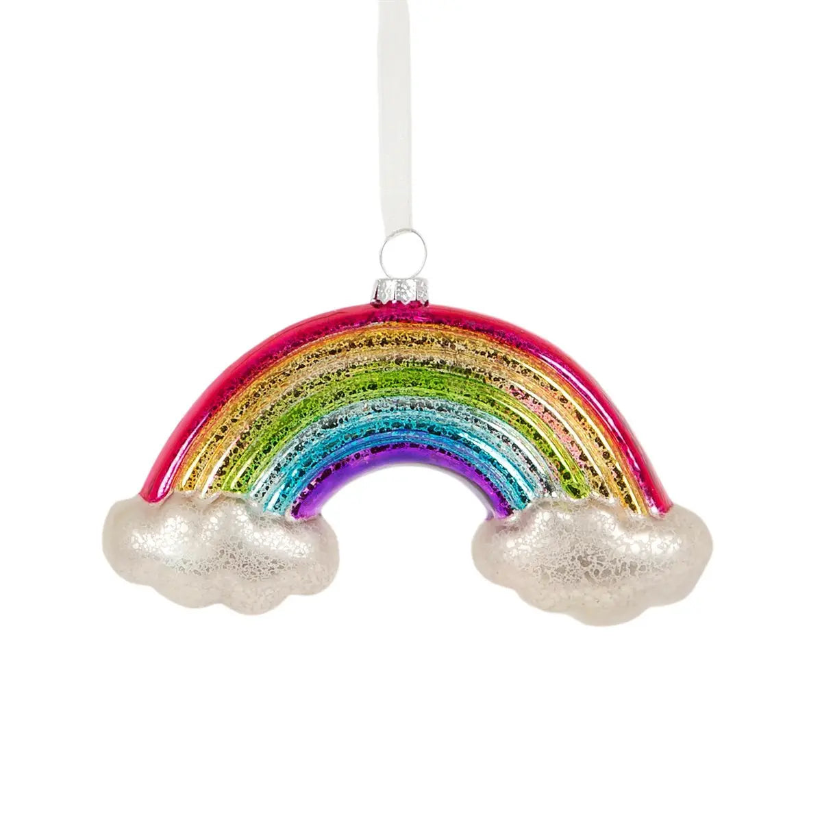 Crackle Glaze Rainbow Shaped Bauble - SASS & BELLE SASS AND BELLE