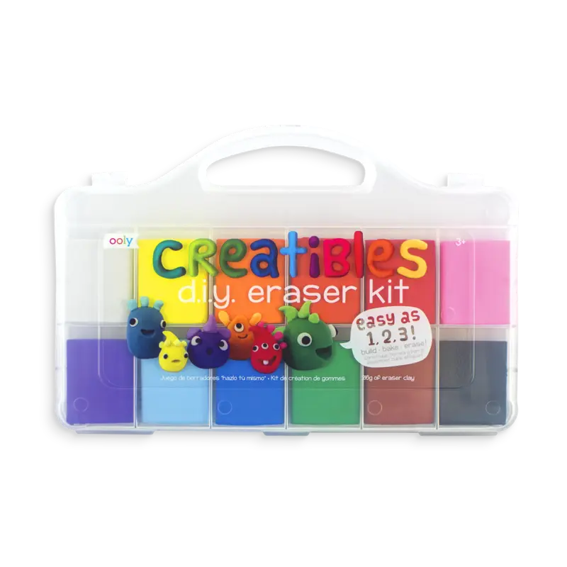Creatibles DIY Eraser Kit – Set of 12 OOLY