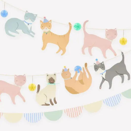 Cute Kittens Garland Meri Meri