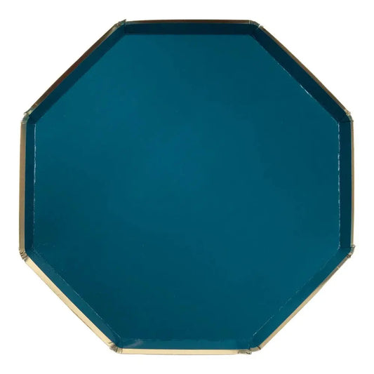 Dark Teal Dinner Plates (set of 8) Meri Meri