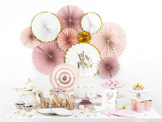 Decorative rosettes, mix Partydeco