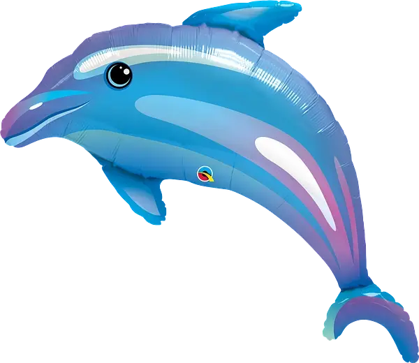 Delightful Dolphin Foil Balloon qualatex