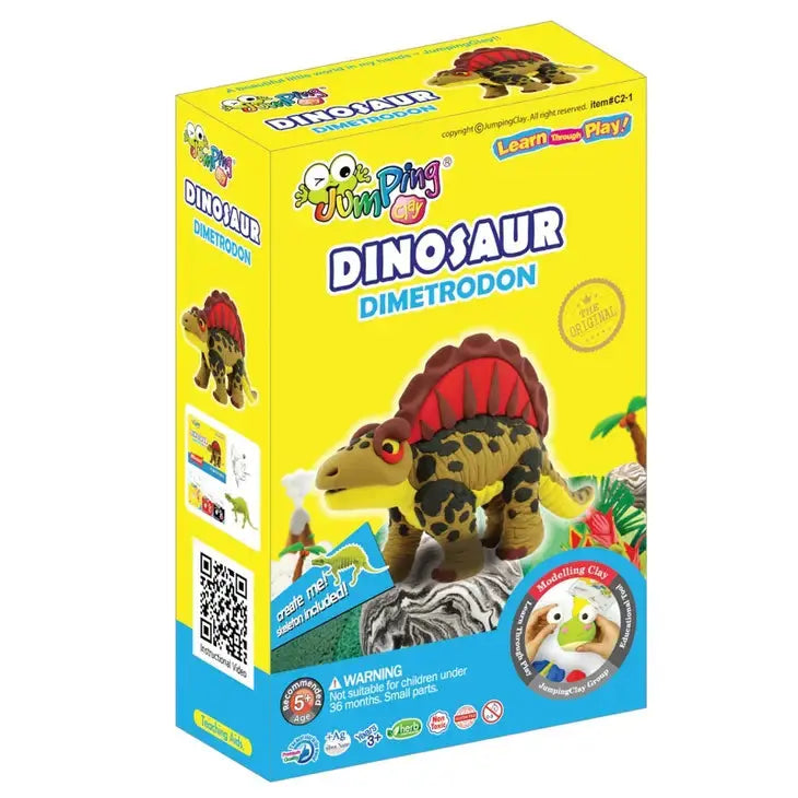 Dimetrodon - Dino Collection - Air Dry Modelling Clay Kit JumpingClay