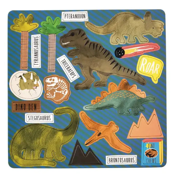 Dino Magnetic Fun and Games Compendium Floss and Rock