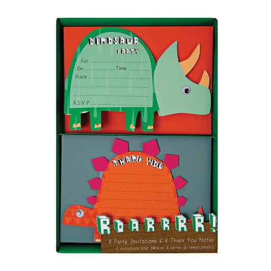Dinosaur Invitations and Thank You Notes Meri Meri