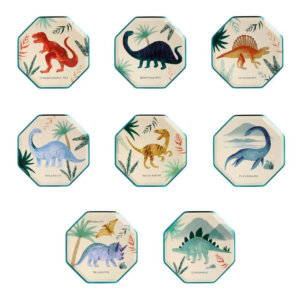 Dinosaur Kingdom Side Plates Meri Meri