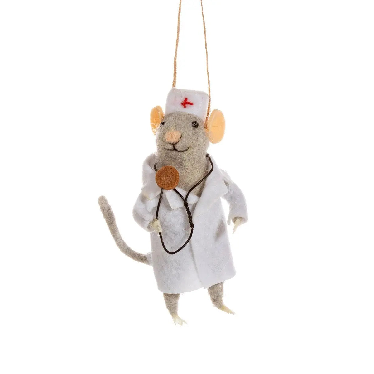Doctor Mouse Felt Decoration SASS AND BELLE