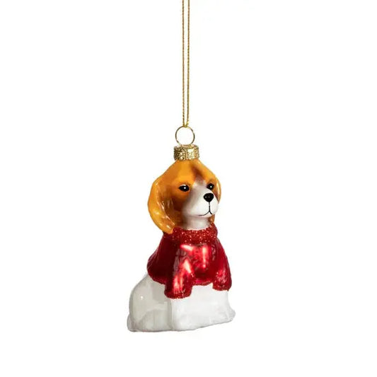 Dog In Jumper Shaped Bauble SASS AND BELLE