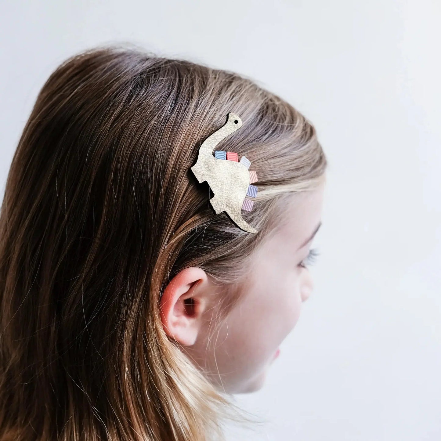 Doodle dino ribbon clips Mimi & Lula