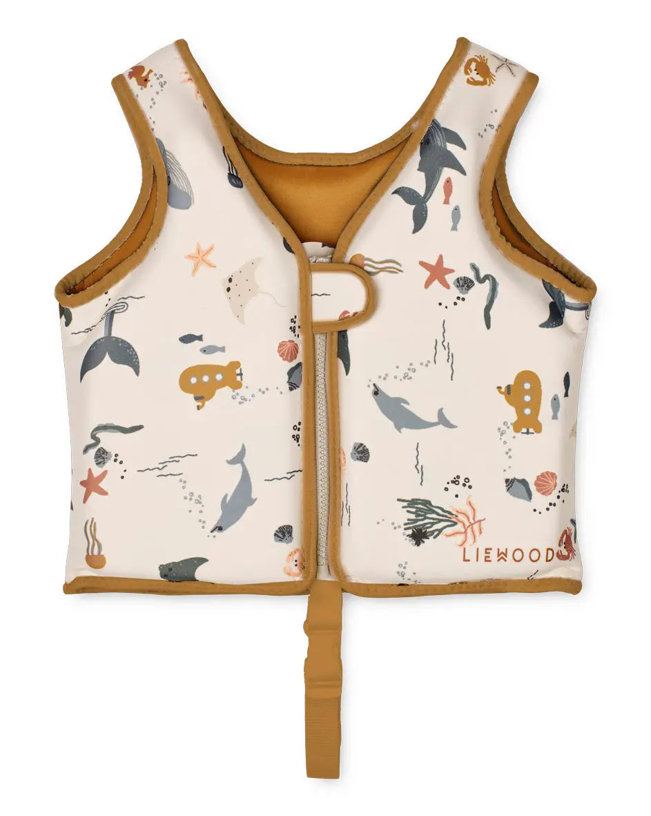 Dove swim vest sea creature Sandy LieWood