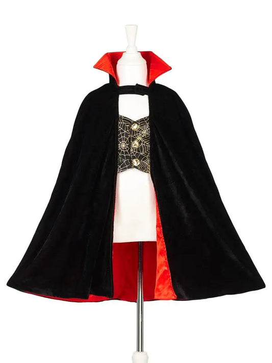 Dracula cape + teeth (4-8 yrs) souza