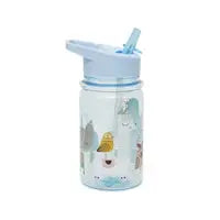 Drinking bottle lama and friends blue Petit Monkey