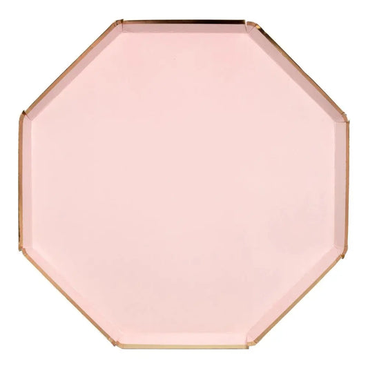 Dusky Pink Dinner Plates (set of 8) Ginger Ray