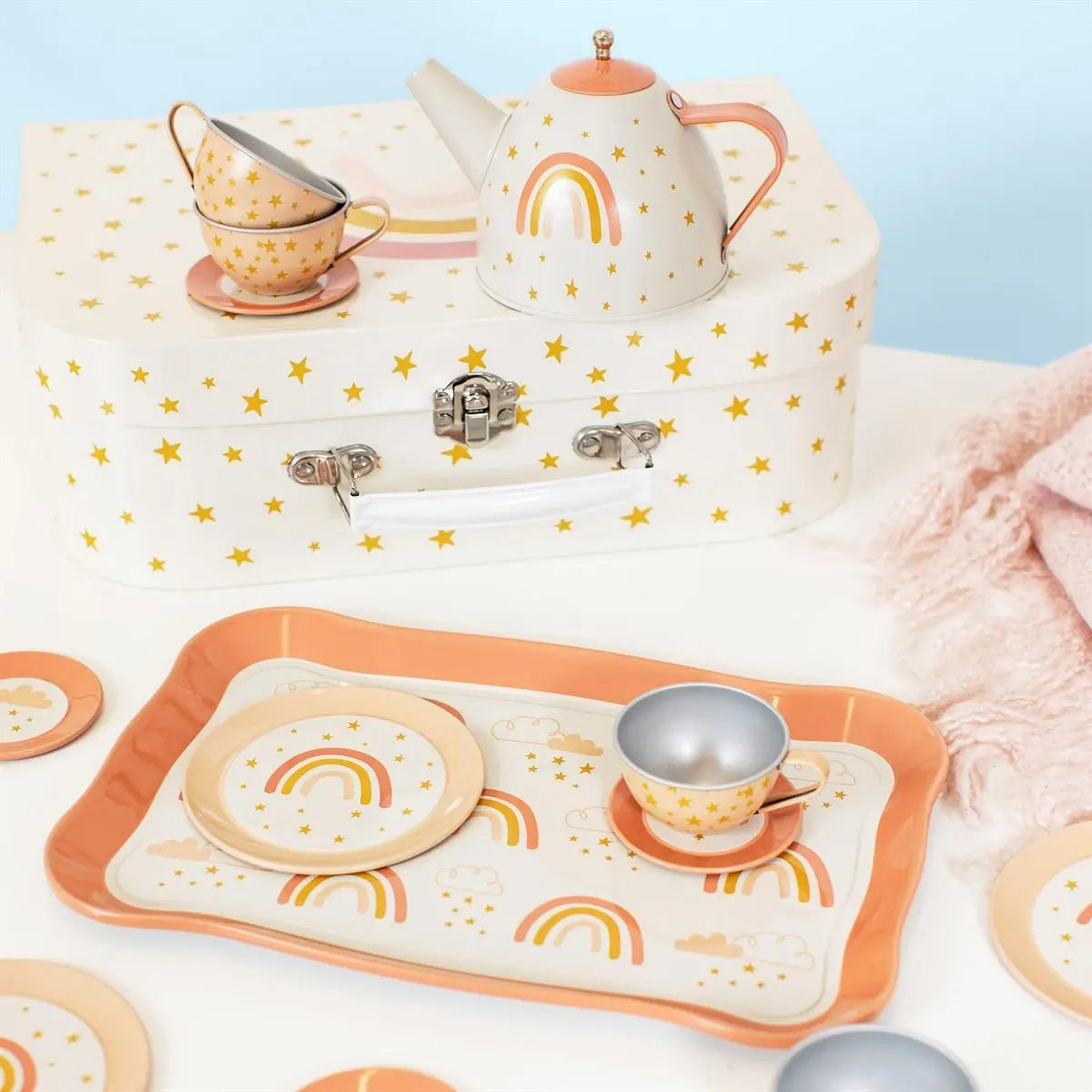 Earth Rainbow Kids' Tea Set SASS AND BELLE