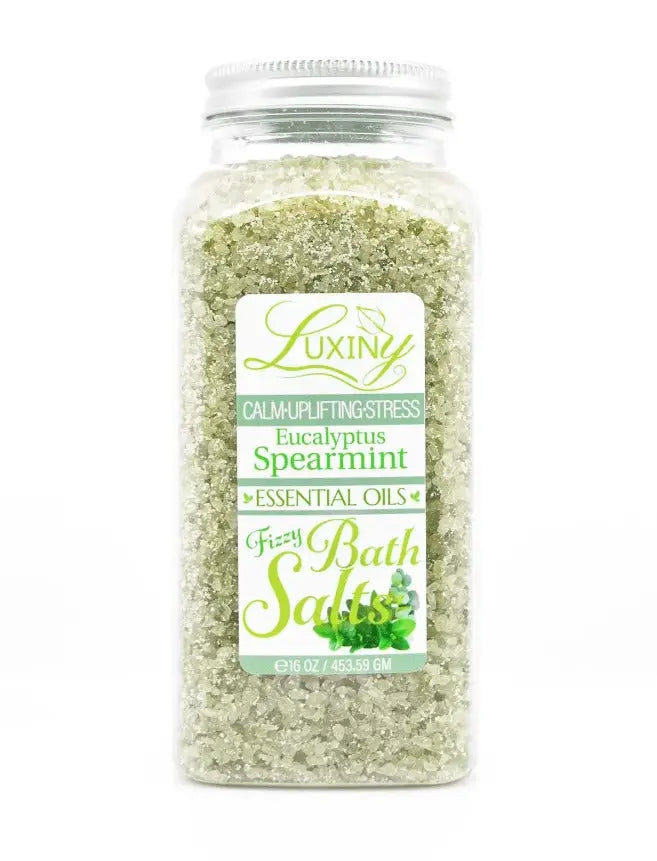 Eucalyptus Spearmint Bath Salts  16 oz. Luxiny Products