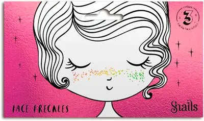 FACE TATTOO FRECKLES Snails