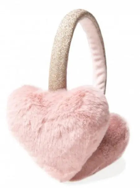 FLUFFY LOVE HEART EARMUFFS BY ROCKAHULA Rockahula
