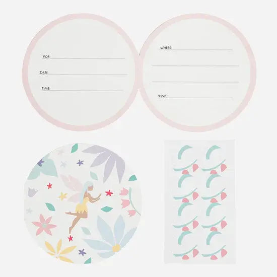 Fairy birthday invitation card (8) My Little Day