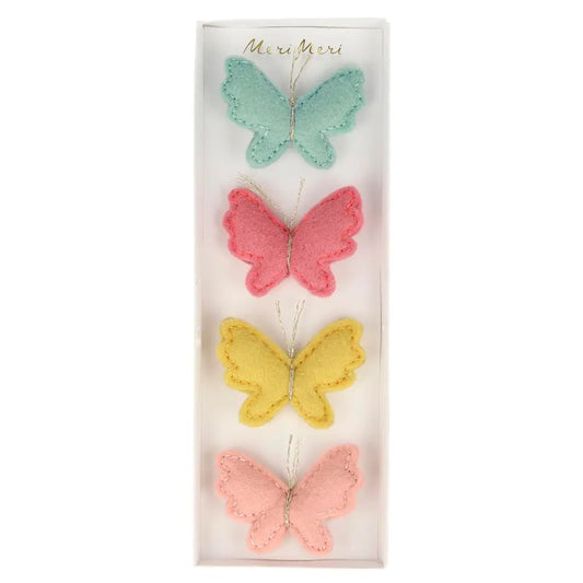 Felt Butterfly Hair Clips Meri Meri