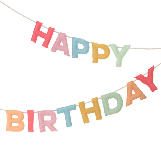 Felt Happy Birthday Garland Meri Meri