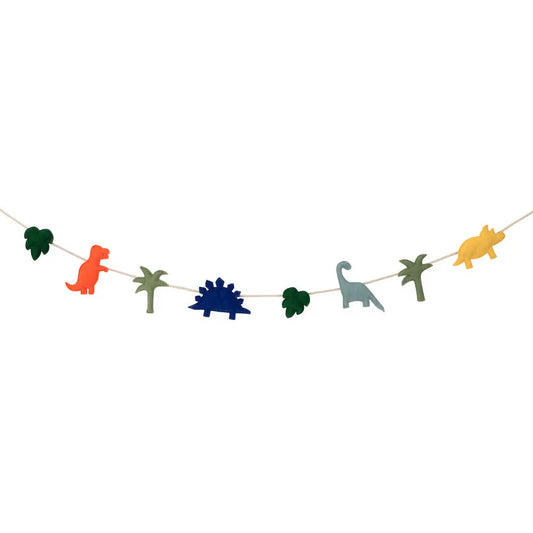 Felt dinosaur garland Meri Meri