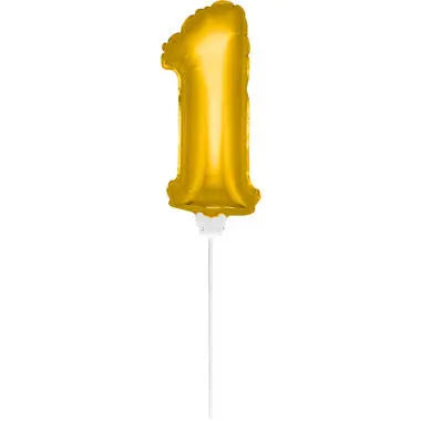 Figure Balloon XS Gold Number 1 - 36 cm Folat