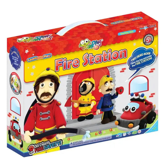 Fire Station - Jumpingcity Clay Modelling Series Set JumpingClay