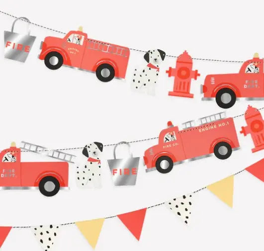 Fire Truck Garland Meri Meri
