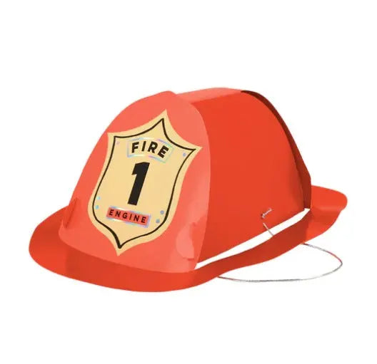 Firefighter Hats (x 8) Meri Meri