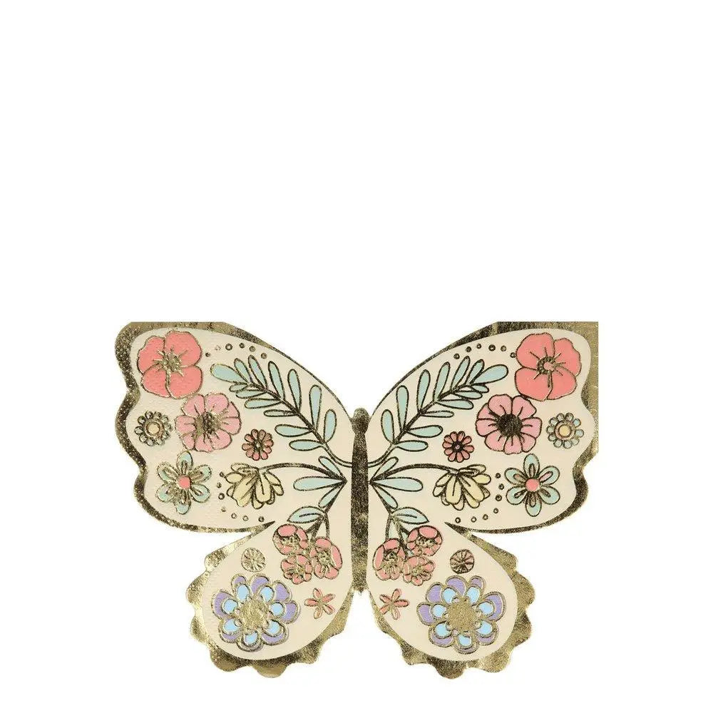 Floral Butterfly Napkins Meri Meri