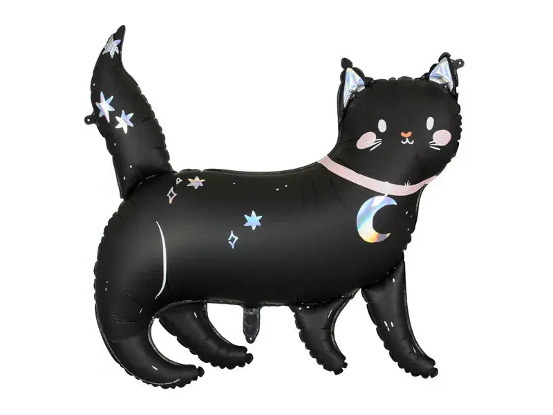 Foil Balloon black cat Partydeco