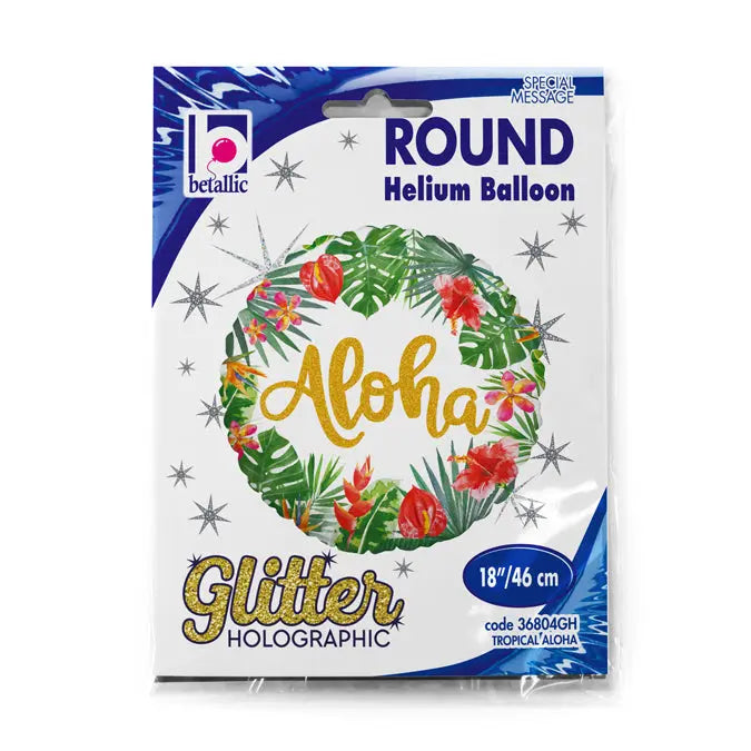 Foil balloon 18″ Tropical Aloha Betallic