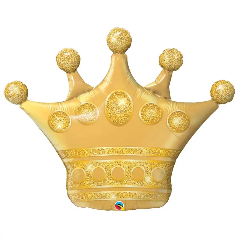 Foil balloon 41″ Golden Crown qualatex